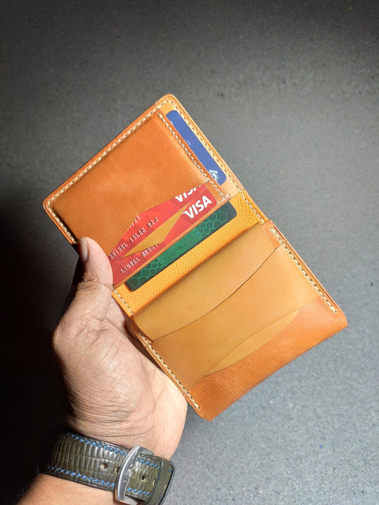 HandMade Vertical Bi-Fold Wallet (WC-V16)