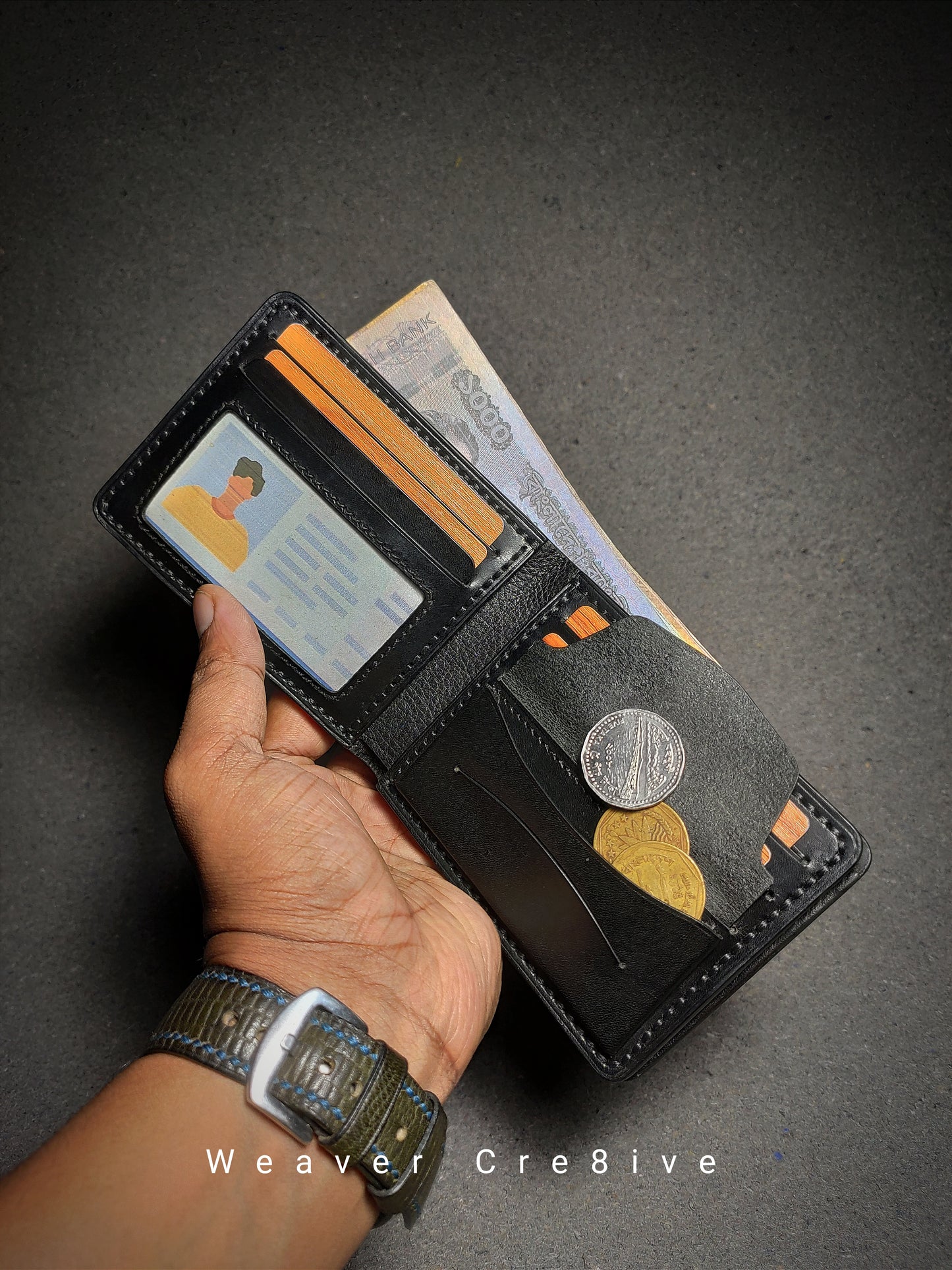 Altero — Classic Handcrafted Bi-Fold Wallet (WC-C38)