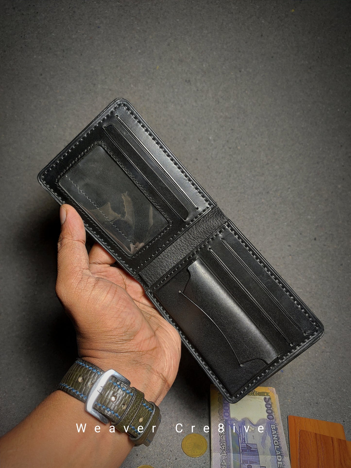 Altero — Classic Handcrafted Bi-Fold Wallet (WC-C38)