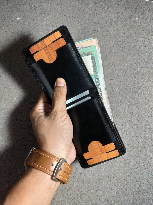 Noir Glide — The Sleek Smart-Pull Wallet (WC-C41)