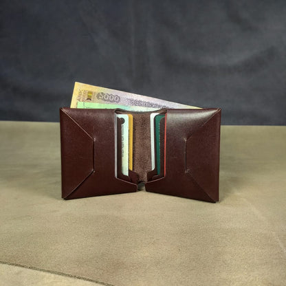 OriVault — Handmade Origamic Vertical Bi-Fold Wallet (WC-V1)