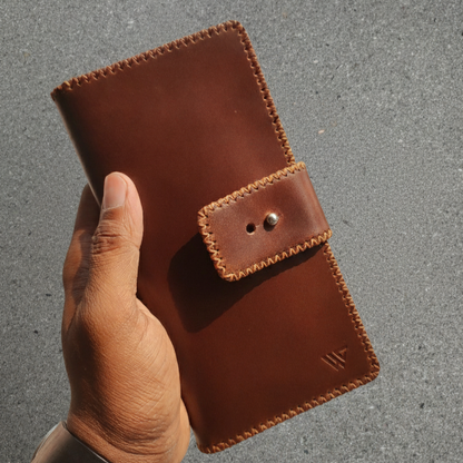 Cadenza — The Zigzag Stitched Executive Long Wallet ( WC-L11)
