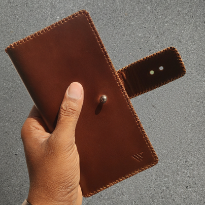 Cadenza — The Zigzag Stitched Executive Long Wallet ( WC-L11)