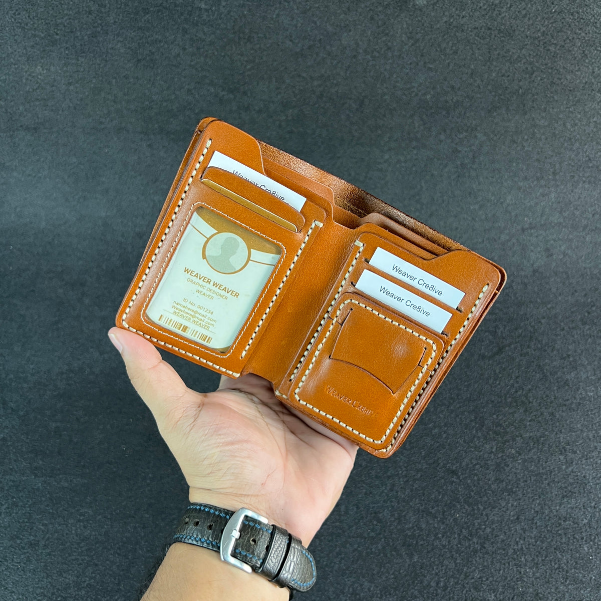 Ravelo — Vertical Bi-Fold Wallet (WC-V12)