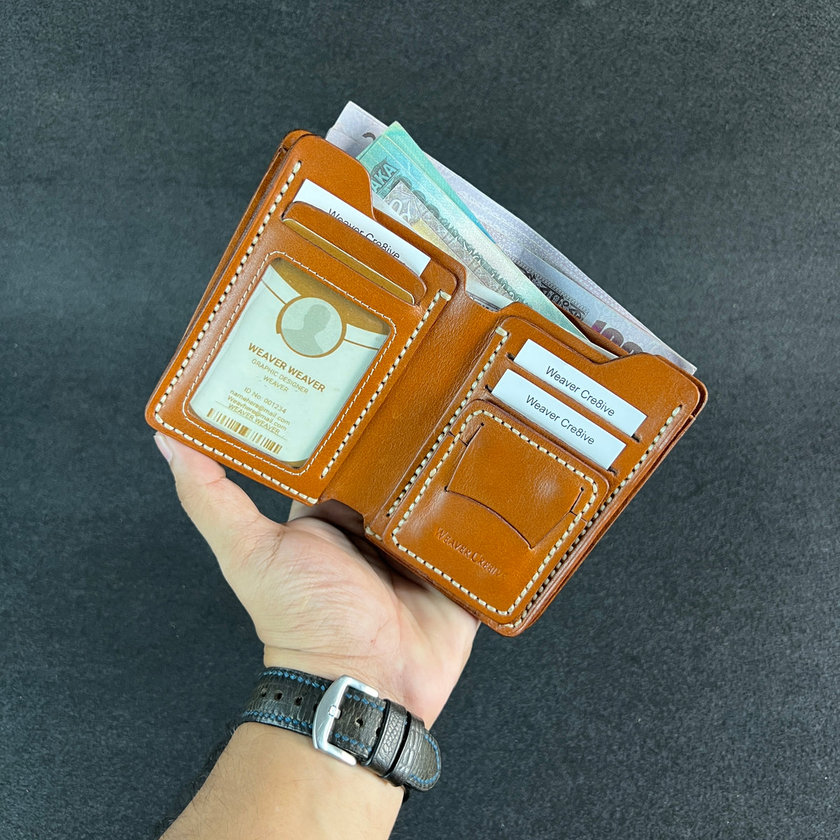 Ravelo — Vertical Bi-Fold Wallet (WC-V12)