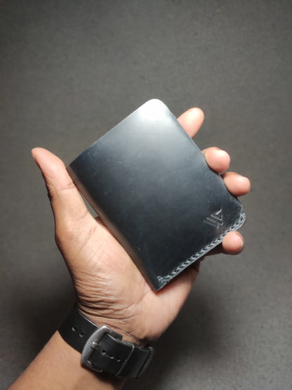 The Xeashell — Handmade Vertical Bi-Fold Wallet (WC-V3)