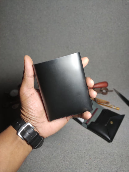 OriVault — Handmade Origamic Vertical Bi-Fold Wallet (WC-V1)