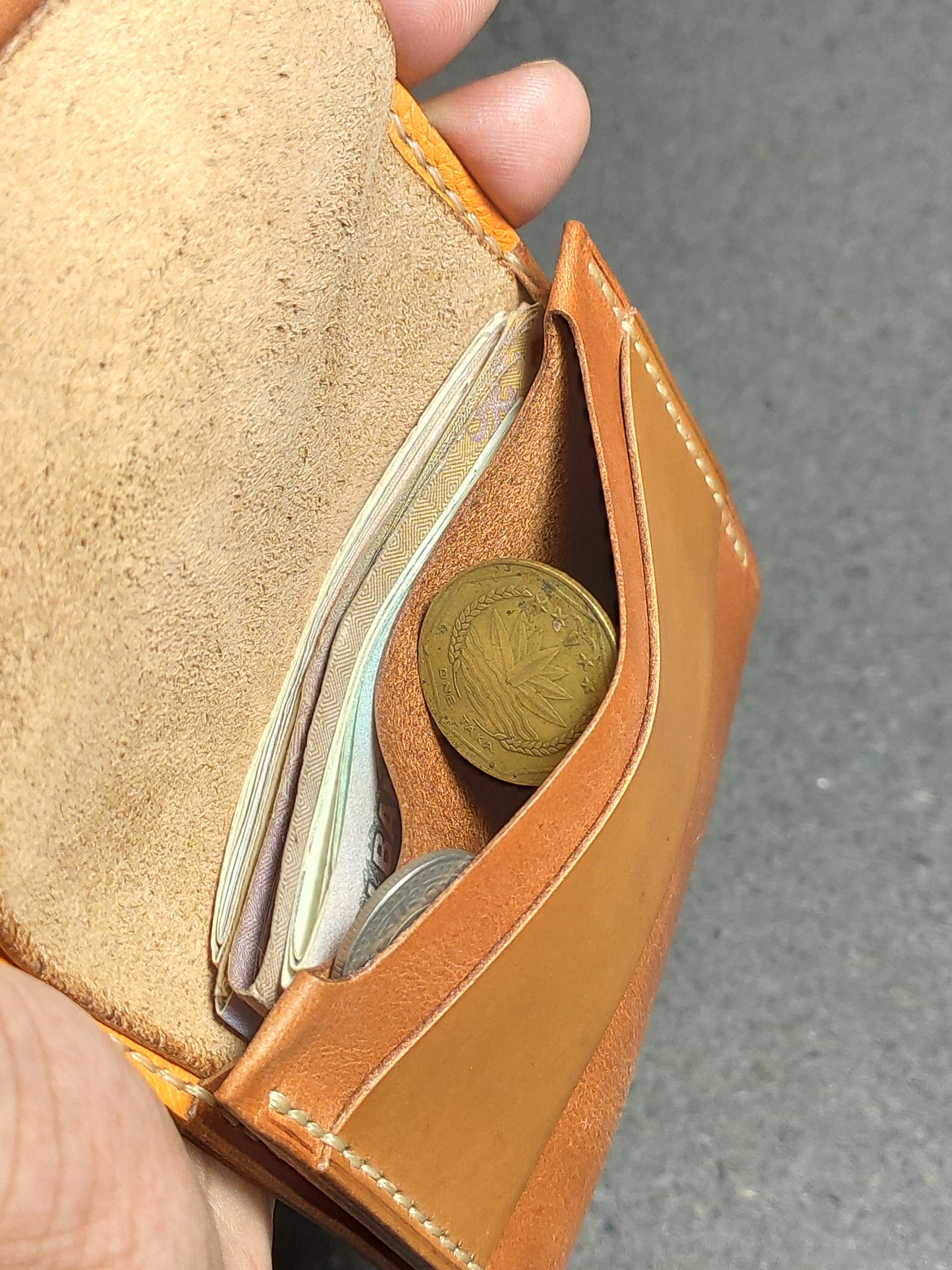 HandMade Vertical Bi-Fold Wallet (WC-V16)