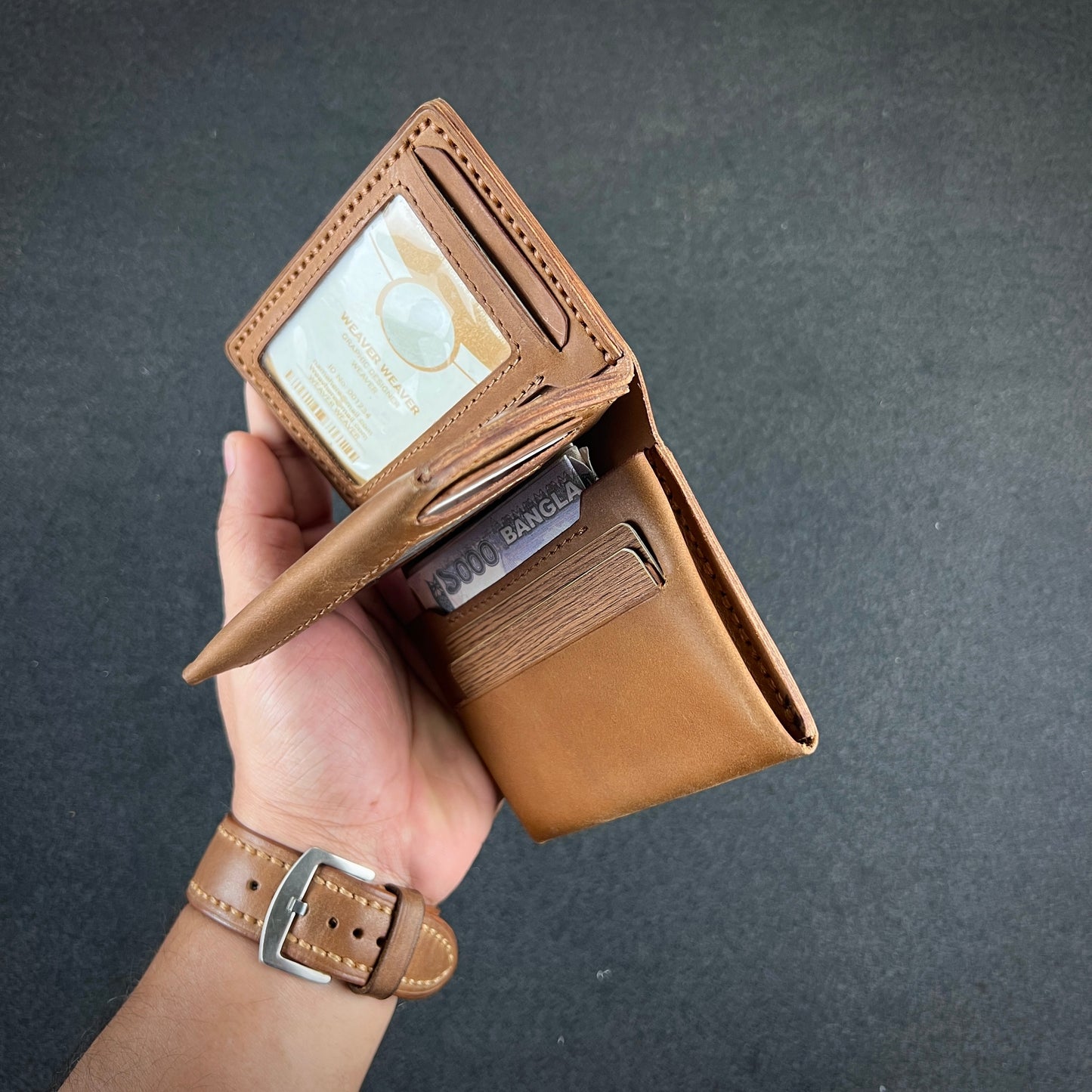 Folden — Vertical Bi-Fold Wallet (WC-V17)
