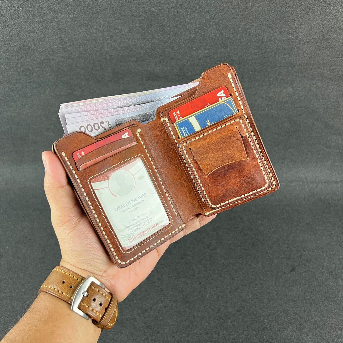 Ravelo — Vertical Bi-Fold Wallet (WC-V12)
