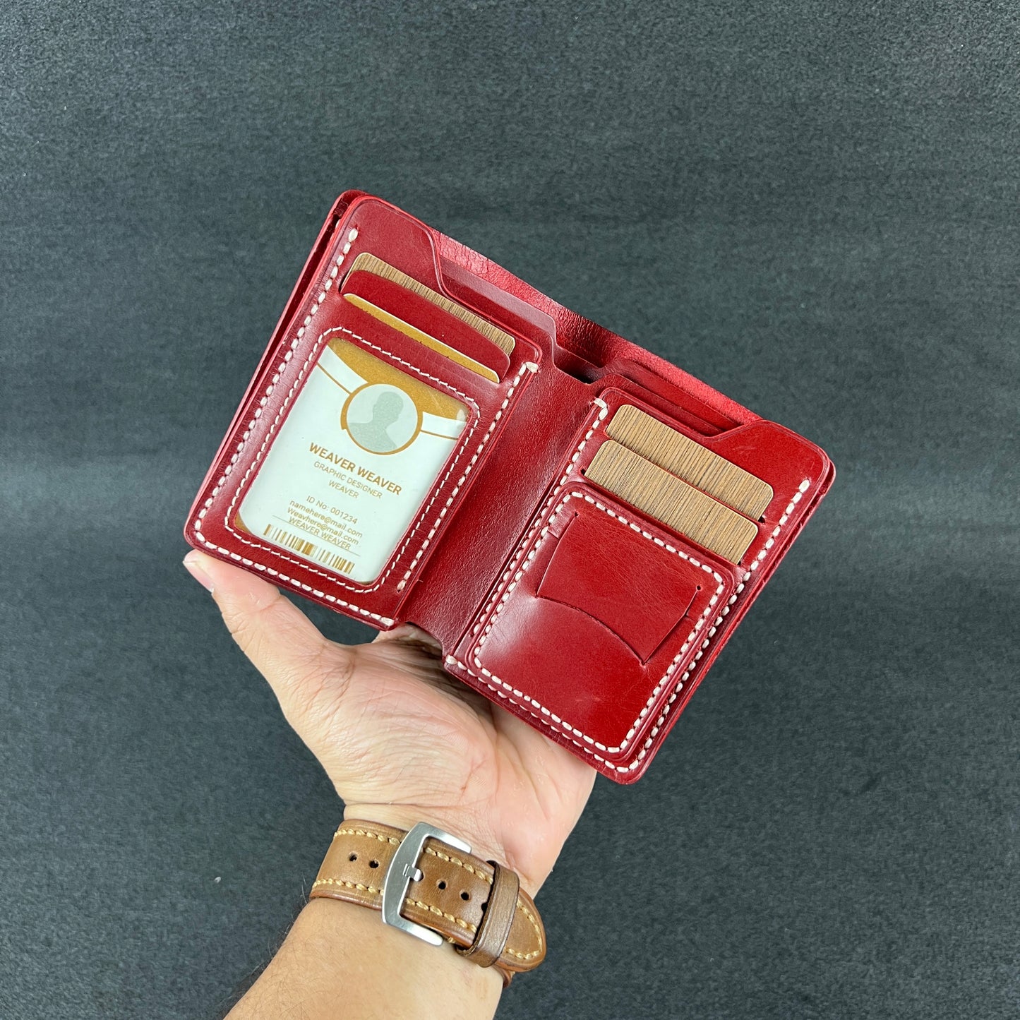 Ravelo — Vertical Bi-Fold Wallet (WC-V12)