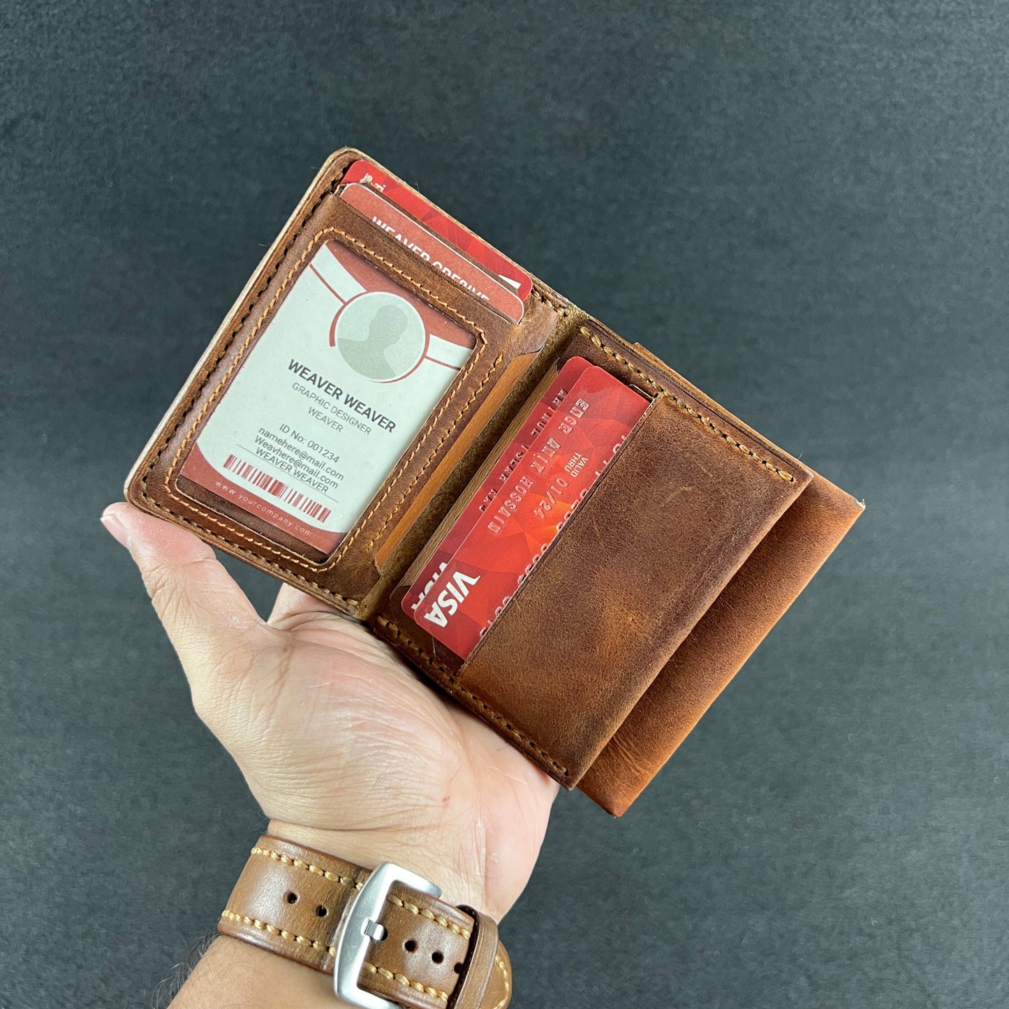 Folden — Vertical Bi-Fold Wallet (WC-V17)
