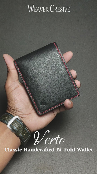 Verto — Classic Handcrafted Bi-Fold Wallet (WC-C39)