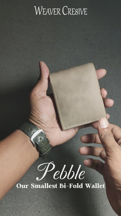 Pebble — Our Smallest Bi-Fold Wallet (WC-C37)