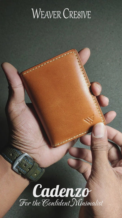 HandMade Vertical Bi-Fold Wallet (WC-V16)